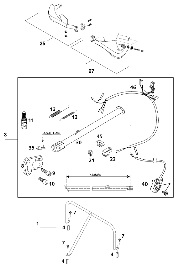 ACCESORIOS PARA 640 ADVENTURE R 2001 EU