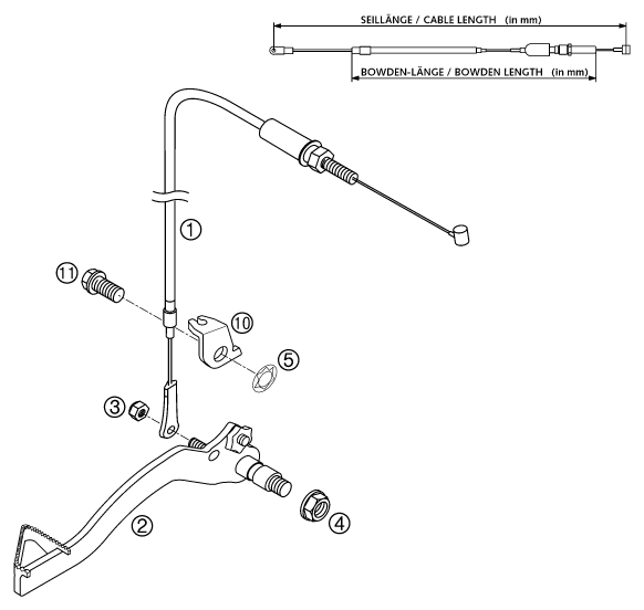 SISTEMA DE FRENO TRASERO PARA 50 SX PRO JUNIOR LC 2003 EU