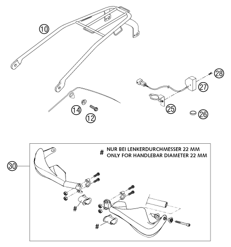 ACCESORIOS PARA 125 EXC SIX DAYS 2003 EU