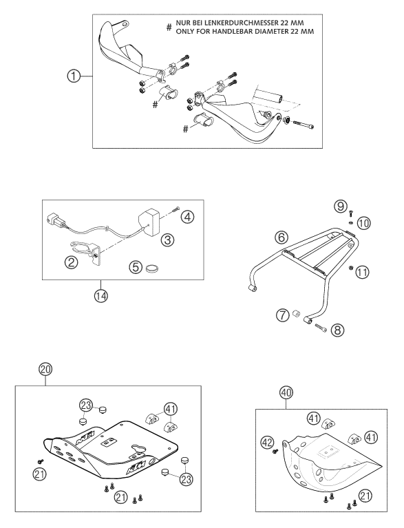 ACCESORIOS PARA 625 SMC 2004 EU