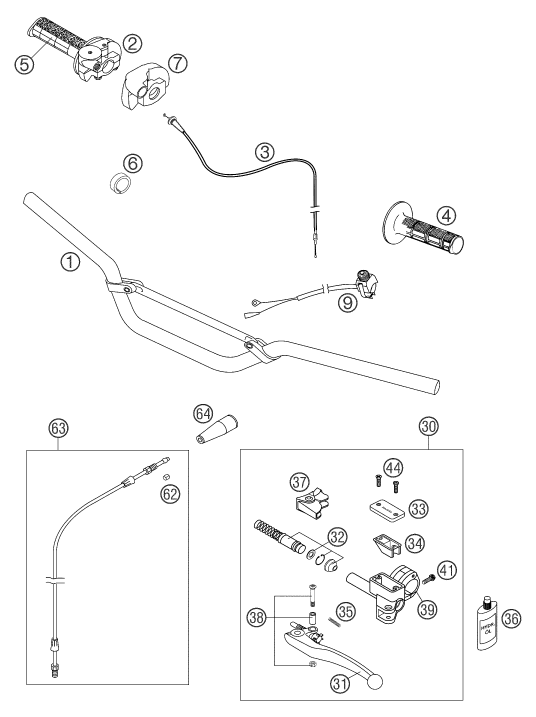 EMBRAGUE PARA 65 SX 2004 EU