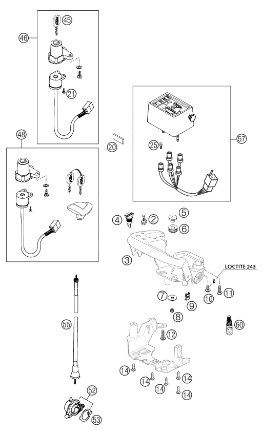 INSTRUMENTOS  SISTEMA DE BLOQUEO PARA 400 LS E MIL 04 EU