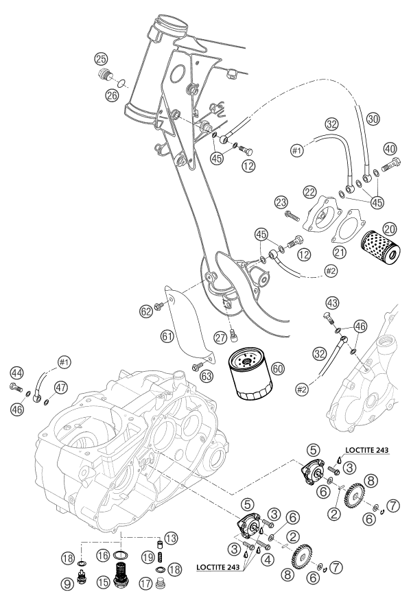 SISTEMA DE LUBRICACION PARA 625 SMC 2004 EU