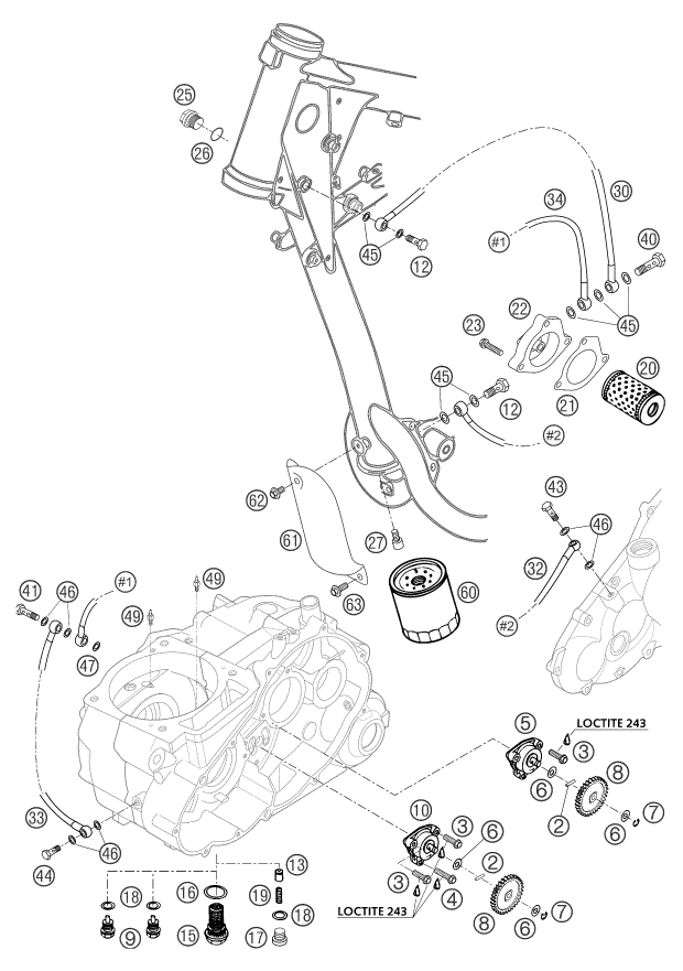 SISTEMA DE LUBRICACION PARA 660 SMC 2004 EU