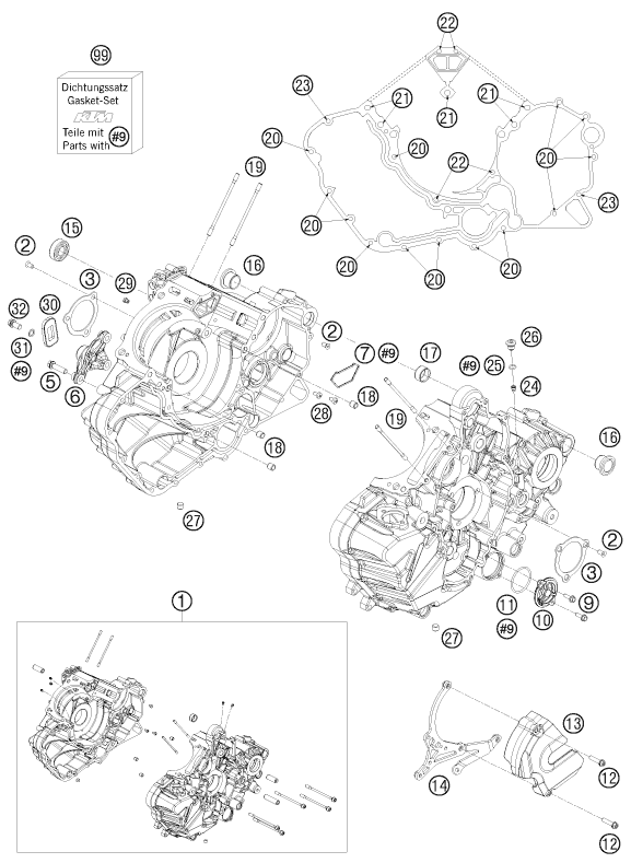 CAJA DEL CIGUENAL PARA 1190 RC 8 R 2009 EU