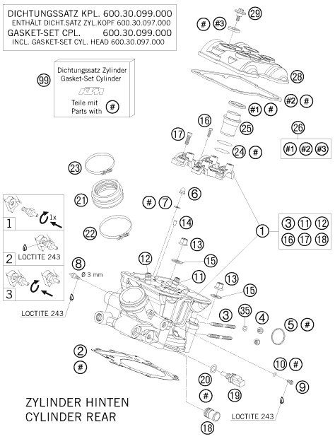 CULATA TRASERA PARA 950 SUPERMOTO R 2008 EU