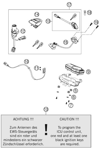 SISTEMA DE BLOQUEO DE INSTRUMENTOS N 651