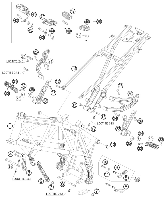 MARCO PARA 690 SUPERMOTO R 2008 EU