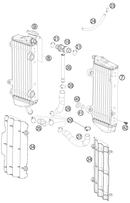 SISTEMA DE REFRIGERACION PARA 450 SMR 2008 EU