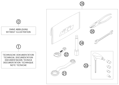 PIEZAS JUNTAS PARA 250 SX F FACTREPLMUSQ ED 10 EU