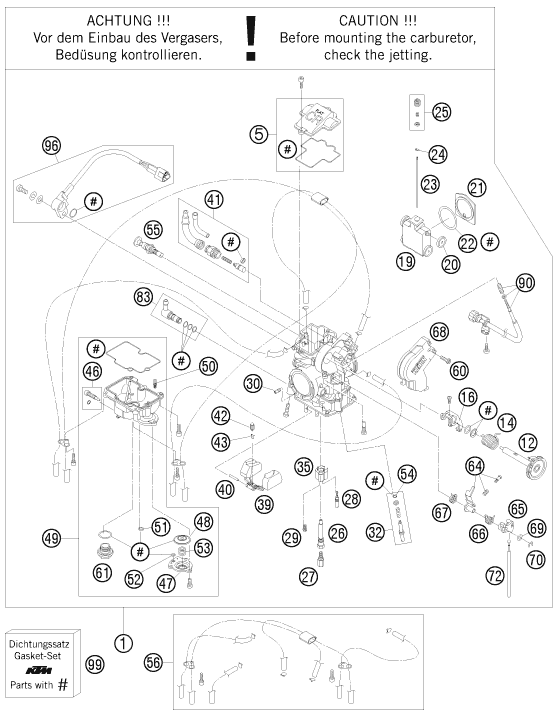 CARBURADOR PARA 450 SMR 2009 EU