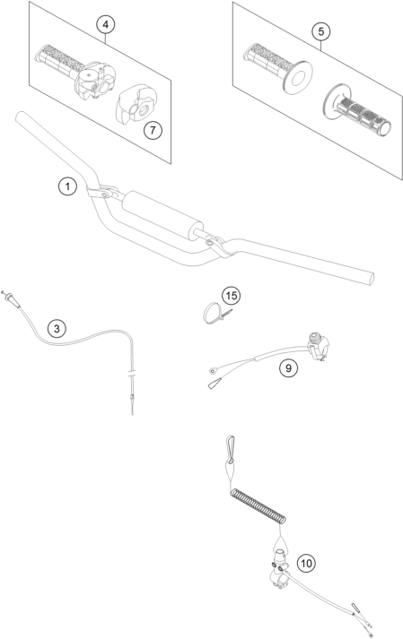 MANILLAR MARCO PARA 50 SX 2012 EU