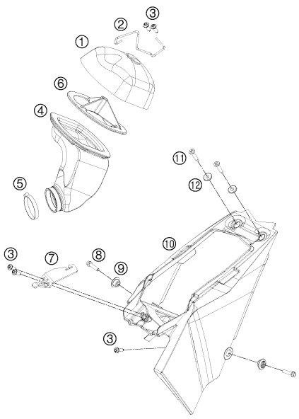 FILTRO DE AIRE PARA 65 SX 2015 EU