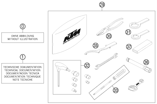 PIEZAS JUNTAS PARA 690 DUKE BLACK 2012 EU