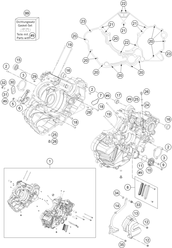 CAJA DEL CIGUENAL PARA 1190 ADV ABS GREY WES 2013 EU