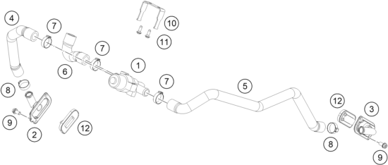 SISTEMA DE AIRE SECUNDARIO PARA 1290 SUPER DUKE GT ORANGE 2023 EU