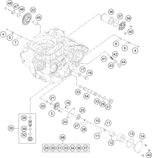 SISTEMA DE LUBRICACION PARA 450 SMR 2014 EU