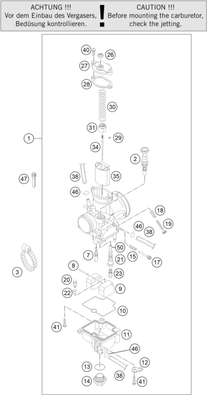 CARBURADOR PARA FREERIDE 250 R 2014 EU