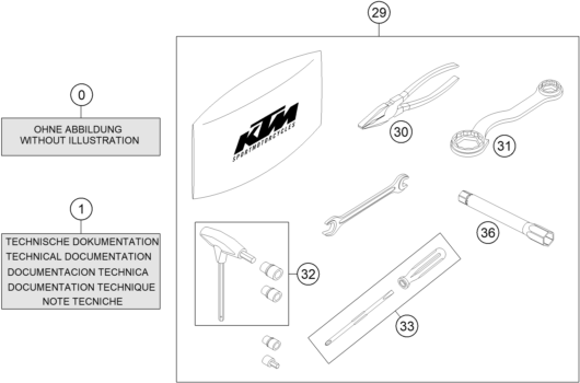 PIEZAS JUNTAS PARA 690 ENDURO R 2018 EU