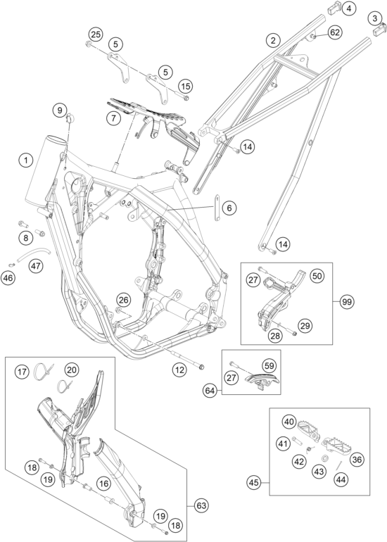 MARCO PARA 250 SX F 2015 EU