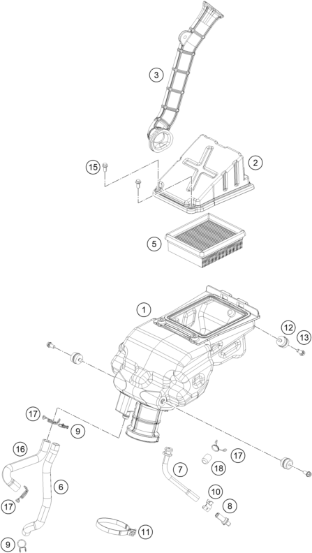 FILTRO DE AIRE PARA 390 DUKE BL ABS 2015 EU