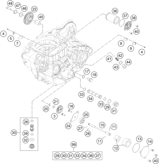 SISTEMA DE LUBRICACION PARA 450 EXC 2016 EU