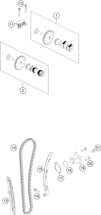 ORDEN DE DISTRIBUCION PARA 390 ADVENTURE BLACK BD 2023 EU