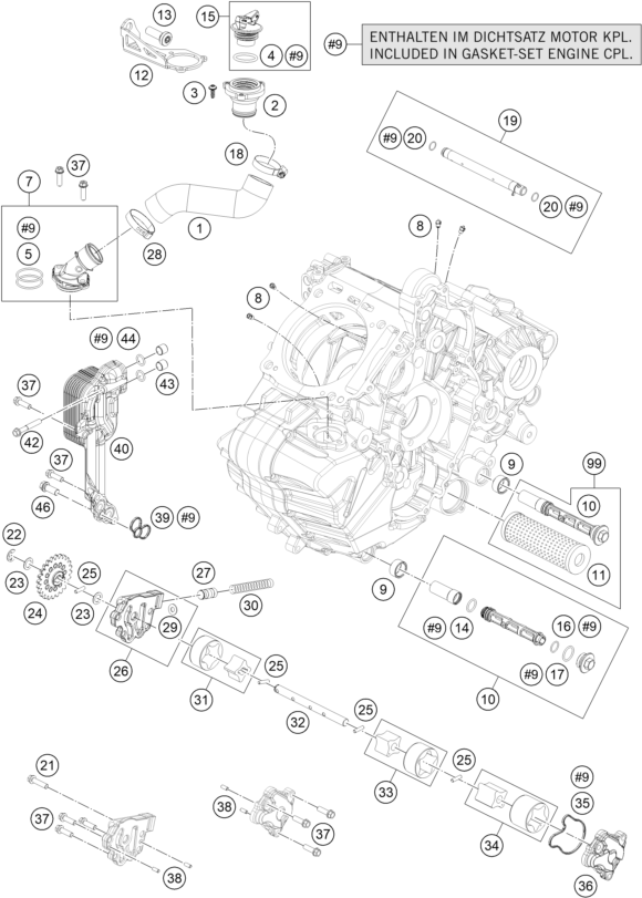 SISTEMA DE LUBRICACION PARA 1090 ADVENTURE 2017 EU