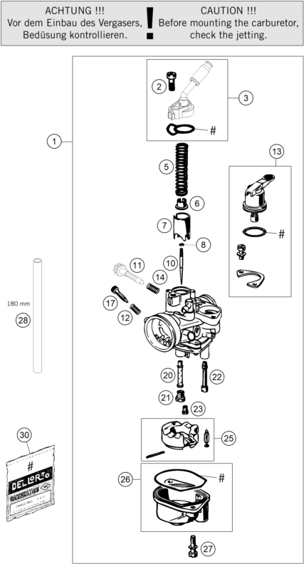 CARBURADOR PARA 50 SX MINI 2015 EU