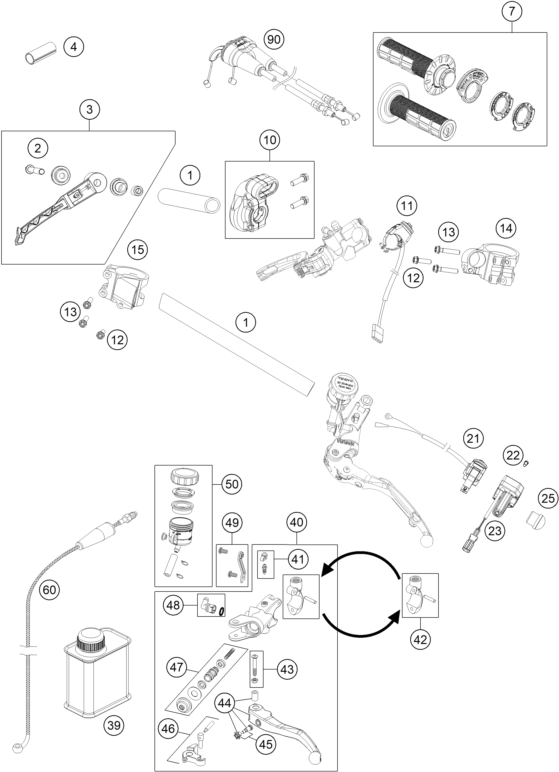 MANILLAR MARCO PARA RC4 R 2020