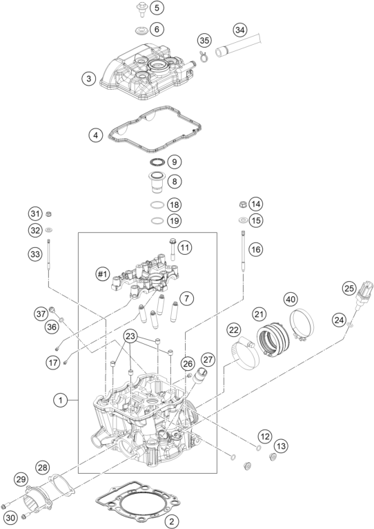 CABEZA DE CILINDRO PARA 350 EXC F 2021 EU