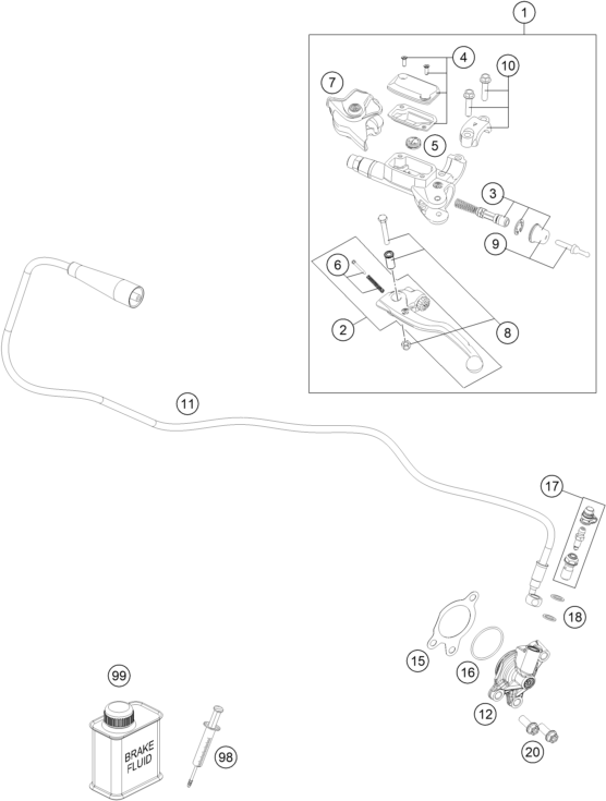 SISTEMA DE EMBRAGUE PARA 250 SX F 2023 EU