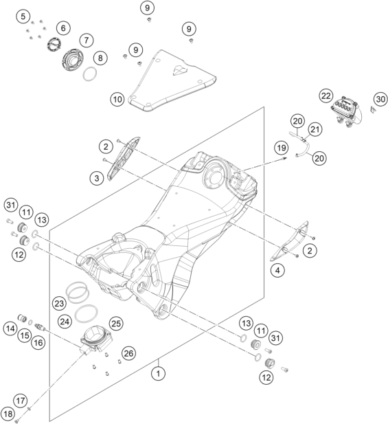 TANQUE ASIENTO PARA RC 8C 2024