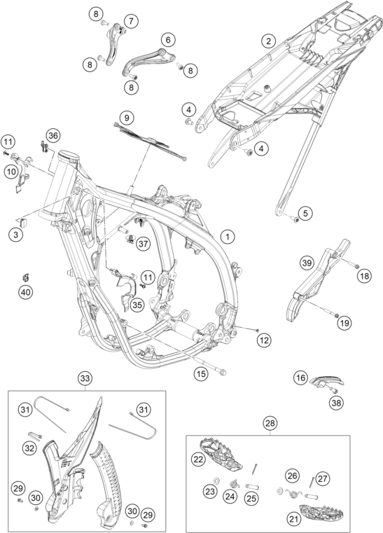 MARCO PARA 250 SX 2025 EU