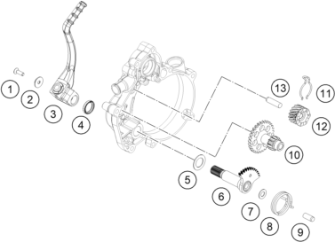 ARRANQUE DE PIE PARA 50 SX 2024