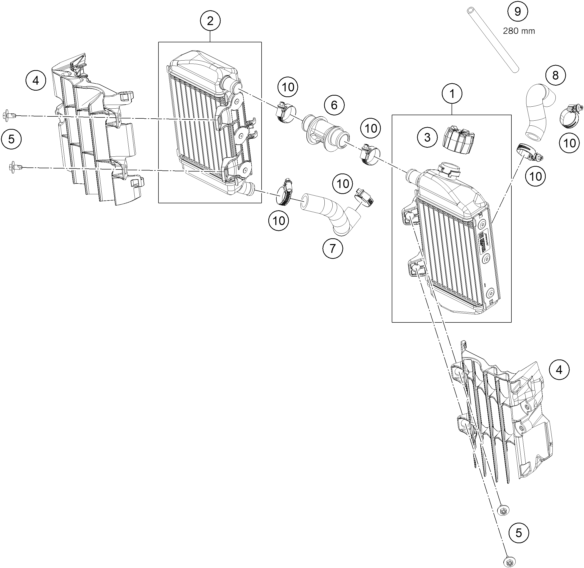 SISTEMA DE REFRIGERACION PARA 65 SX 2024