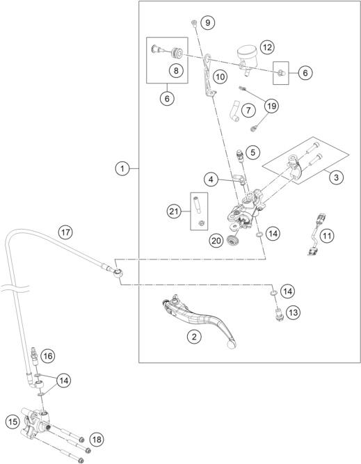 SISTEMA DE EMBRAGUE PARA 1390 SUPER DUKE R BLACK 2024 EU