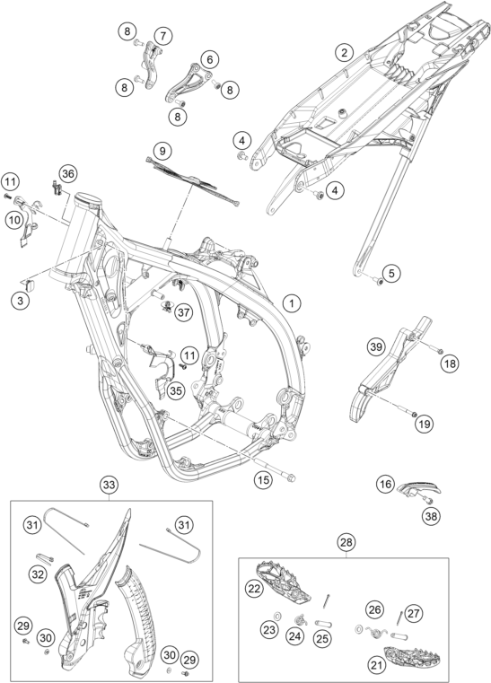 MARCO PARA 250 SX F 2025 EU