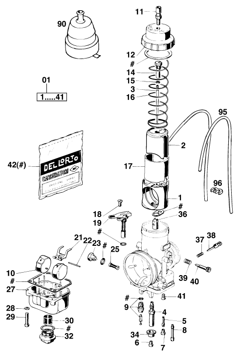 CARBURADOR PARA 125 EXC MO EU