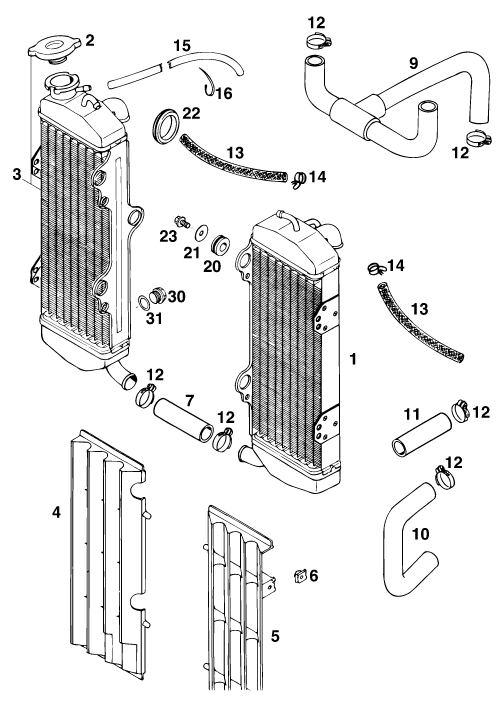 SISTEMA DE REFRIGERACION PARA 350 E XC 20KWSUPCOM EU