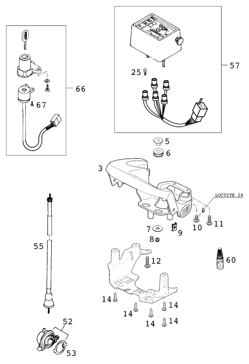 INSTRUMENTOS  SISTEMA DE BLOQUEO PARA 400 LC 4 99 EU